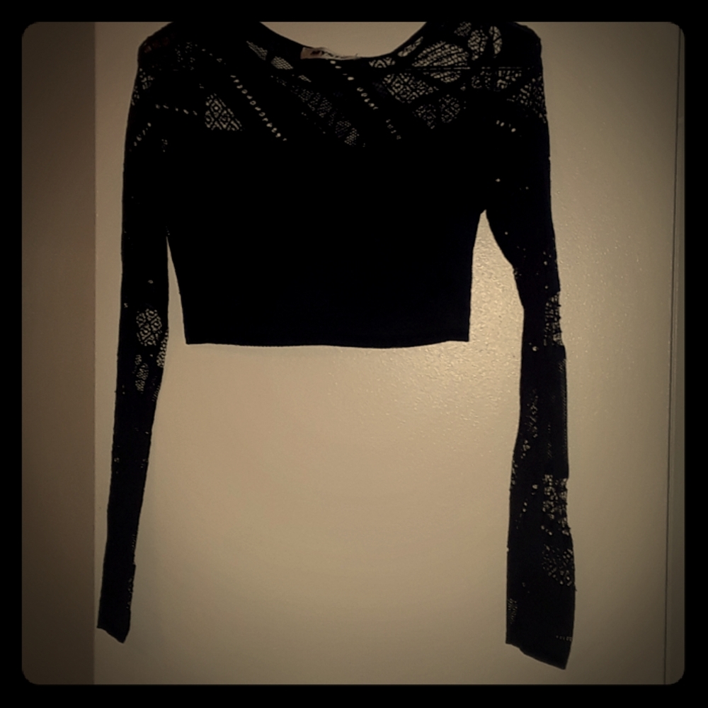 Crop top long sleeves